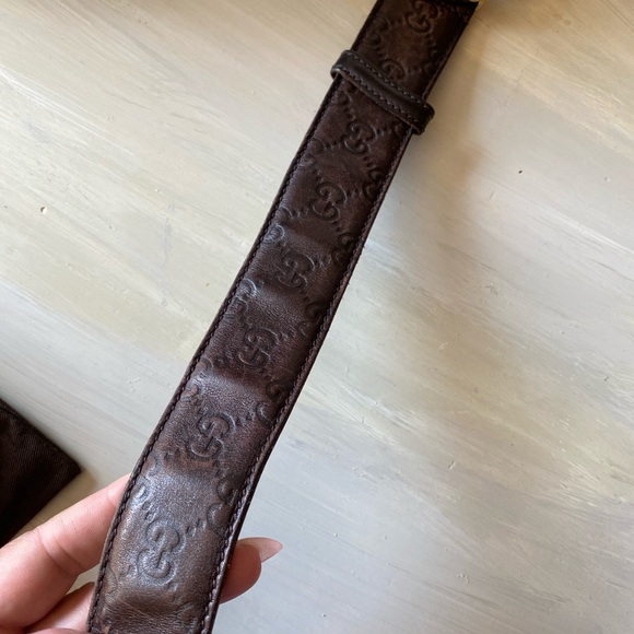 Gucci GG emblem hobo shoulder bag and matching belt - Picture 16 of 16